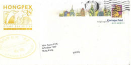 Hong Kong 2005 Unfranked Postage Paid Stamp Exhibition 1998 Domestic Cover - Storia Postale