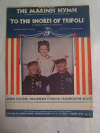 # SPARTITO THE MARINES HYMN / JOHN PAYNE - MAUREEN O'HARA - RANDOLPH SCOTT - Scholingsboek