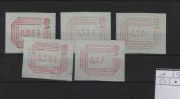 GB Michel Cat.No..  ATM Mnh/** 1 Set - Post & Go (automatenmarken)