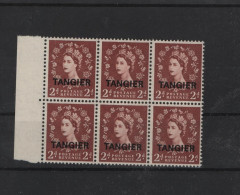 GB Michel Cat.No..  Tanger Mnh/** 85 Bloc Of Fix (2) - Bureaux Au Maroc / Tanger (...-1958)