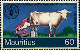 28734 MNH MAURICIO 1974 CONFERENCIA DE LA FAO - Maurice (1968-...)