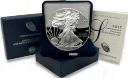 2017 -1Oz PROOF SILVER Américain EAGLE (W Box& COA ) - Altri – America