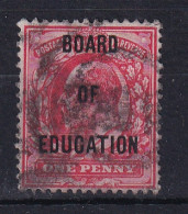 G.B.: 1902/04   Edward 'Board Of Education' OVPT   SG O84   1d    Used - Autres & Non Classés