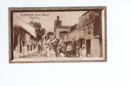 Chromo Algérie N°33 TLEMCEN Rue Haedo Didactique Au Dos TB Neuve Colonies Françaises - Suchard