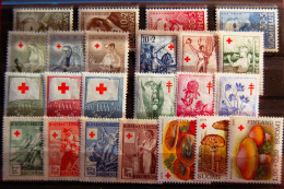 Finlande Suomi - 7 Series "red Cross" MH * - Sammlungen