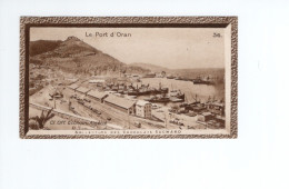 Chromo Algérie N°36 ORAN Le Port Didactique Au Dos TB Neuve Colonies Françaises - Suchard