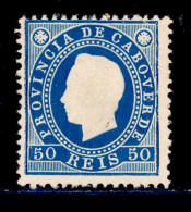 ! ! Cabo Verde - 1886 D. Luis 50 R - Af. 17 - MH (ca 177) - Cap Vert