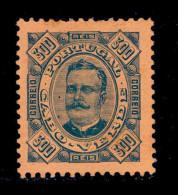 ! ! Cabo Verde - 1893 D. Carlos 300 R - Af. 36 - MH (ca 184) - Islas De Cabo Verde