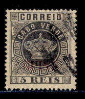 ! ! Portuguese Guinea - 1879 Crown 10 R (Perf. 13 1/2) - Af. 10a - Used (ca 185) - Guinea Portuguesa