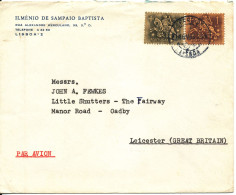 Portugal Cover Sent Air Mail  To Great Britain Lisboa 27-11-1963 - Briefe U. Dokumente