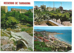 RECUERDO DE TARRAGONA.- VARIAS VISTAS DE LA CIUDAD / SEVERAL VIEWS OF THE BURG.-  TARRAGONA.- ( CATALUNYA ) - Tarragona