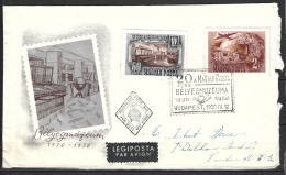 HONGRIE. N°941 & PA 94 De 1950 Sur Enveloppe 1er Jour Ayant Circulé. Musée Postal. - FDC