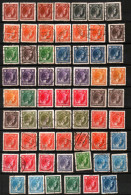 LUXEMBURG,LUXEMBOURG 1944, LOT MI 347-369, YT 334 - 355 GROSSHERZOGIN CHARLOTTE, GESTEMPELT, OBLITERE - Used Stamps