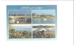 GUIDEL  LE PORT ET LA PLAGE   A L EMBOUCHURE DE LA LAITA       MULTIVUES     ****     RARE   A   SAISIR ***** - Guidel