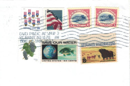 Additional Ounce - Flagge - Inverted Jenny - Weintraube Rot - Wasserschutz - Angus-Rind - Lettres & Documents