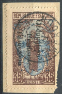 !!! CONGO, N°60 OBLITERE SUR FRAGMENT, SIGNE CALVES - Used Stamps