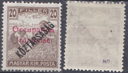 Arad Occupation Française En Hongrie Mi 36 Moissonneurs(K7) - Unused Stamps