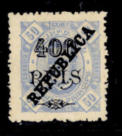 ! ! St. Thomas - 1913 D. Carlos Local Republica 400 R (Perf. 12 3/4) - Af. 164a - NGAI (ca 205) - St. Thomas & Prince