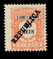 ! ! St. Thomas - 1913 Postage Due Local Republica 30 R - Af. P 34 - NGAI (ca 213) - St. Thomas & Prince