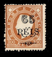 ! ! St. Thomas - 1902 D. Luis OVP 65 R - Af. 63 - No Gum (ca 219) - St. Thomas & Prince