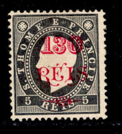 ! ! St. Thomas - 1902 D. Luis OVP 130 R (Perf. 12 3/4) - Af. 66a - MH (ca 222) - St. Thomas & Prince