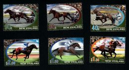 2002 Year Of The Horse  Michel NZ 1967 - 1972 Stamp Number NZ 1762 - 1767 Yvert Et Tellier NZ 1895 - 1900 Xx MNH - Neufs