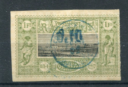 !!! COTE DES SOMALIS, N°24a DOUBLE SURCHARGE OBLITERE, SIGNE CALVES - Used Stamps