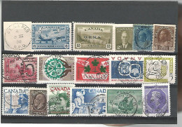 54596 ) Collection Canada Queen  King OHMS Perfin - Sammlungen