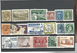 54613 ) Collection Canada  Queen King  G Overprint Precancel - Sammlungen