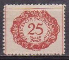 LIECHTENSTEIN  1920 SEGNATASSE  VALORE IN UN OVALE UNIF. 5  MLH  VF - Segnatasse