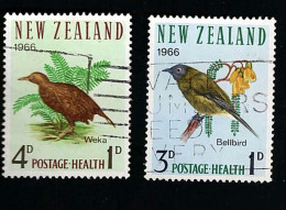 1966 Health  Michel NZ 451 - 452 Stamp Number NZ B71 - 72 Yvert Et Tellier NZ 438 - 439 - Usados