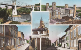 SAINT NICOLAS DE GRAVE PONT COUDOL CHATEAU RICHARD COEUR DE LION L'EGLISE RUE LAMOTTE CADILLAC RUE SAINTE CATHERINE 1960 - Saint Nicolas De La Grave