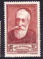 FRANCE Yvert N°380*  Au Profit Des Chômeurs Intellectuels (Neuf Avec Charnière (MLH) - Unused Stamps