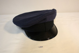 C314 Authentique Casquette - Képi - Belgique - Aviation - 1984 - Preta - Taille 56 - Uniformes