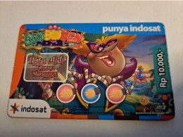 INDONESIA / PREPAID/   RP 10.000 /  PUNYA INDOSAT         Fine Used Card  **16077** - Indonésie