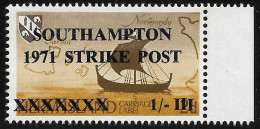 1971 SOUTHAMPTON STRIKE POST 1 Brown ** Ovp. ** MNH - Local Issues