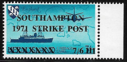 1971 SOUTHAMPTON STRIKE POST 7/6  ** Ovp. ** MNH - Local Issues