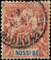 LP3972/362 - 1894 - COLONIES FRANÇAISES - NOSSI-BE - N°37 Avec Cachet à Date - Gebraucht