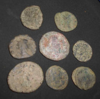 Lot 8 Monnaies Anciennes à Nettoyer Et Identifier (romaines?) Total 20,1 Gr - Altri & Non Classificati