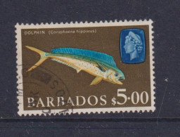 BARBADOS   - 1966 Wmk Sideways Definitive $5 Used As Scan - Barbados (...-1966)