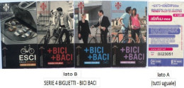 SERIE 4 BIGLIETTI BUS USATI "BICI BACI" FIRENZE ATAF - Europe