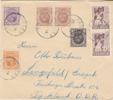 Letter From Alstad To Lengefeld (Erzgebirge) D.D.R. - Storia Postale