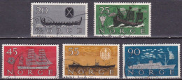 NO070C – NORVEGE - NORWAY – 1960 – NORWEGIAN SHIPS – Y&T # 402/6 USED 11 € - Used Stamps