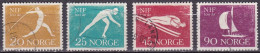 NO073B – NORVEGE - NORWAY – 1961 – NORWEGIAN SPORTS – Y&T # 409/12 USED 4,50 € - Gebraucht