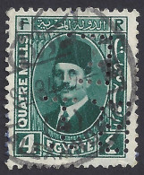 EGITTO 1927-32 - Yvert 121° (perforato) - Fouad I | - Used Stamps