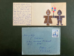 LETTRE Pour La FRANCE TP 2L40 OBL.09 1 72 AVEC SA CARTE - Covers & Documents