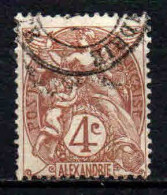 Alexandrie - 1902 -  Type De France   -  N° 22 - Oblit - Used - Gebruikt