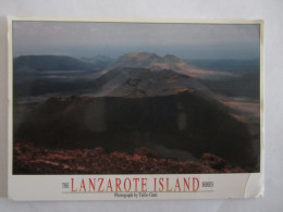LANZAROTE ISLAND PARQUE NACIONAL RUTA DE LOS VOLCANES CARTE GRAND FORMAT - Lanzarote
