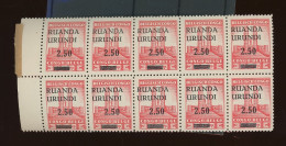 R-U  N° 120 X 10 ** Postfrich. MNH.  Cote 40,-€ - Unused Stamps