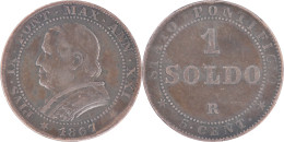 VATICAN - 1867 - 1 Soldo - Pie IX - Rome (R) - 17-264 - Vatican